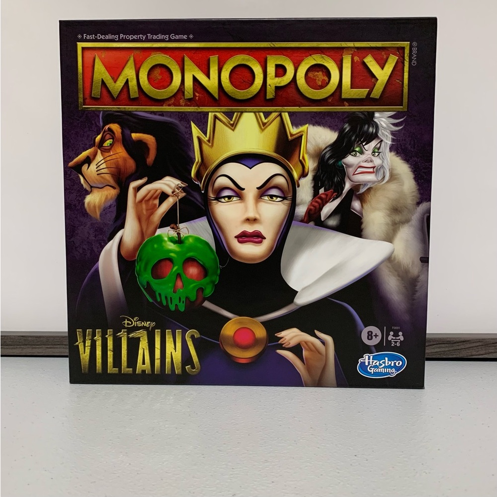 Monopoly®: Disney Villains Edition Board Game-New
